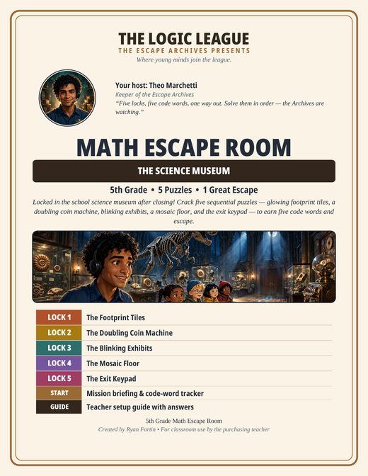 Math Escape Room 5th Grade