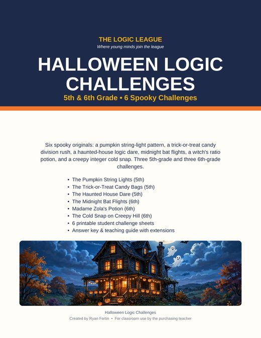 Halloween Logic Challenges